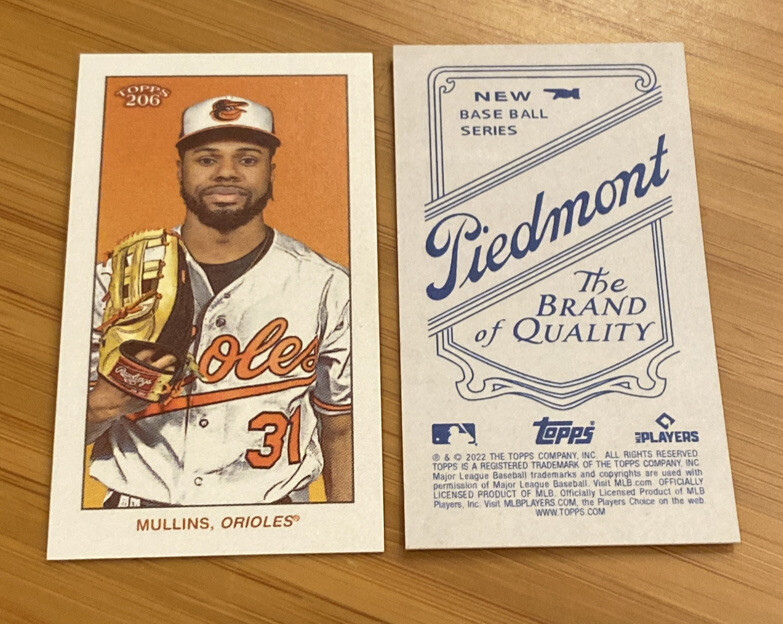 2022 Topps T206 Wave 3 ~ CEDRIC MULLINS Piedmont Back Parallel