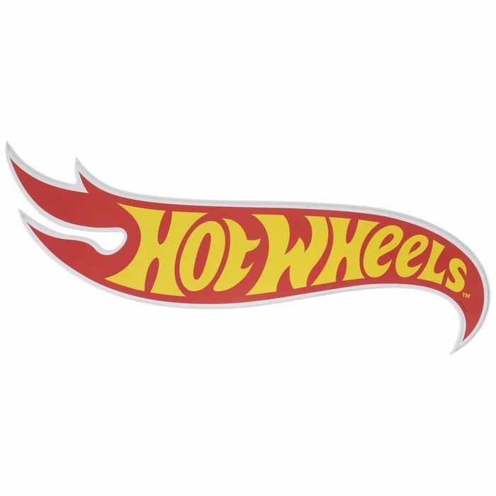 Hot Wheels Logo Wood Sign Unique 2D Wall Art Ships Worldwide