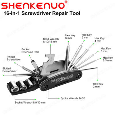 #ad Portable Motorcycle Hex Key Wrench Screwdriver Socket Repair Tool For Kawasaki $9.99