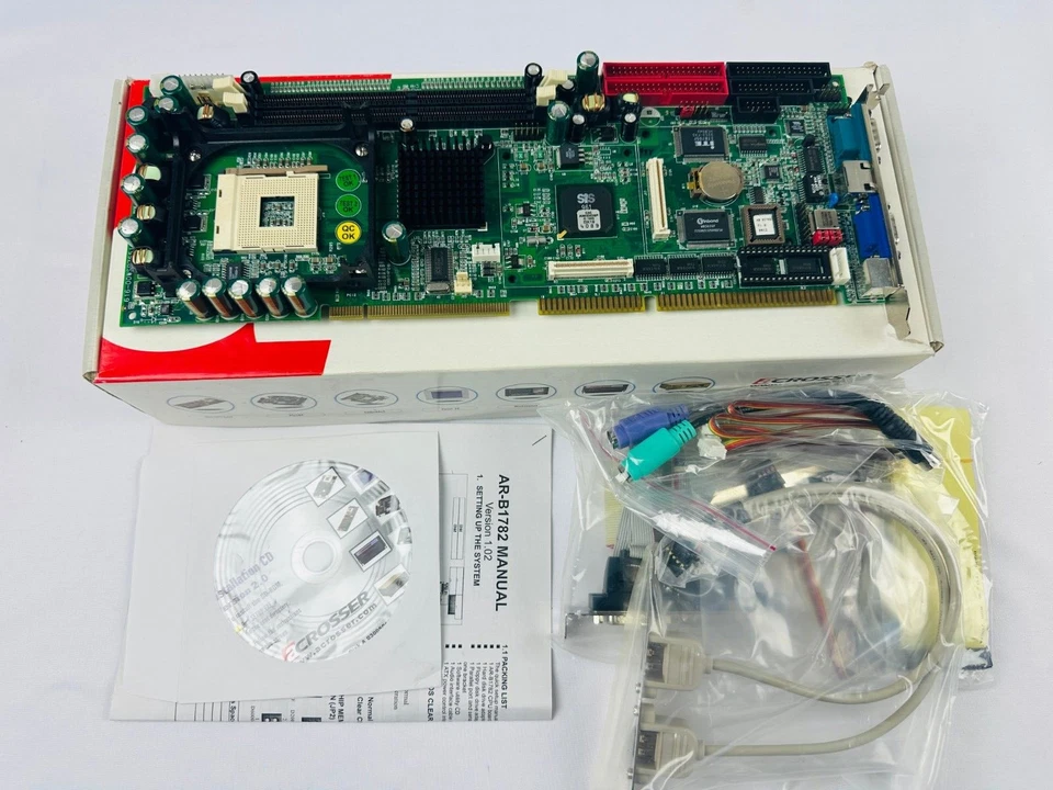 Acrosser AR-B1782 Full-Size Pentium 4 Socket 478 PICMG bus CPU Board - Image 3 of 4