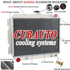 4-ROW ALUMINUM RADIATOR FITS 1968-1974 DODGE PLYMOUTH MOPAR CARS BIG BLOCK V8