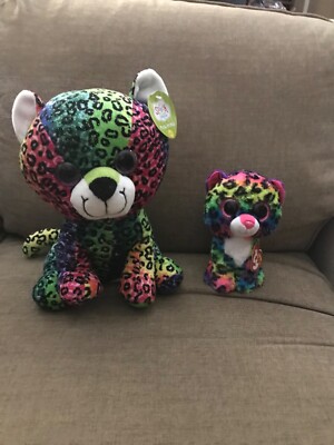 ty beanie boo bear ''Dotty'' and Spark Create Image Plush bear multi color