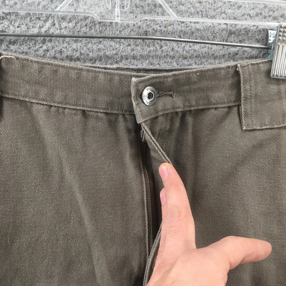 Pantalones Cortos Carga Duluth Trading Co Para Hombre 48 (46x6.5) Marrón Algodón Tiro Alto Foto 3 de 4