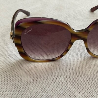 Gucci Brown Violet Horn GG3189/S Sunglasses | eBay display picture 3