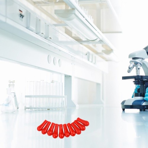 50Pcs Rubber Suction Caps Replacement Dropper Rubber Caps Pipettes Caps for Labs - Picture 4 of 8