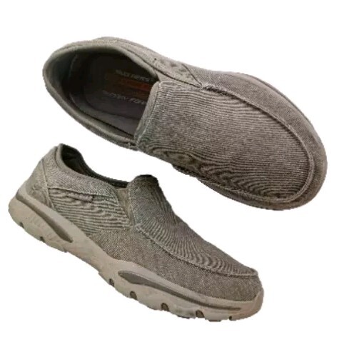 Skechers Creston Moseco Slip-On Relax-Fit Canvas Comfort Cushioned