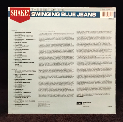 SWINGING BLUE JEANS "SHAKE! BEST OF" (SELTENES UK VINYL / NUR RL-1986) - Bild 6 von 13