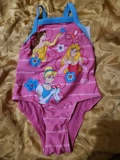 NWT Disney Store Disney Princess Swimsuit 3T Belle Aurora Cinderella