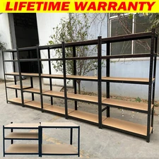 5 Layer Garage Wire Metal Shelving Unit Commercial Heavy Duty Storage Shelf Rack