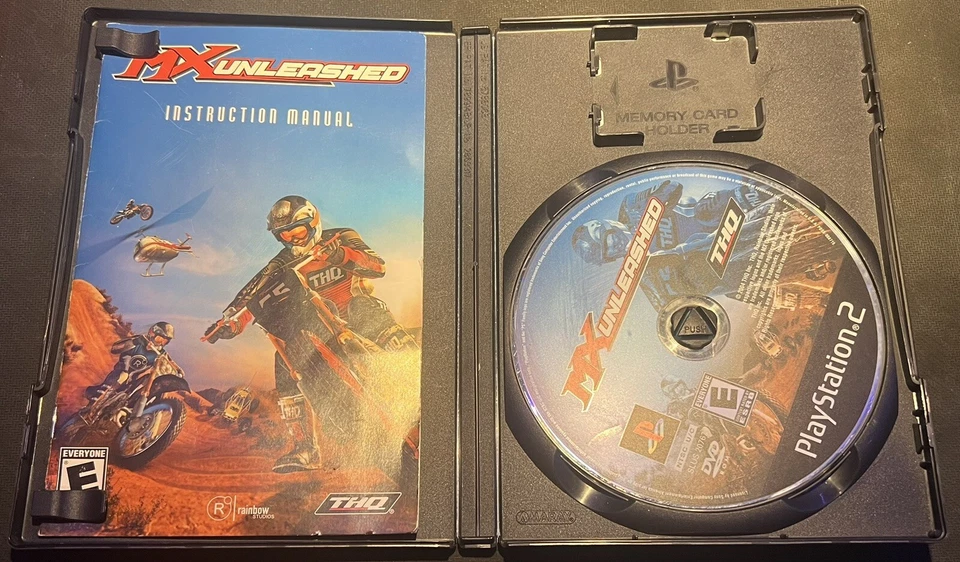 MX Unleashed  - 2004 Sony Playstation 2 PS2 CIB W/Manual - Tested - Image 4 of 4