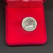 Unique Ancient Roman Greek bronze rare coated coin 4th-5th century BCE