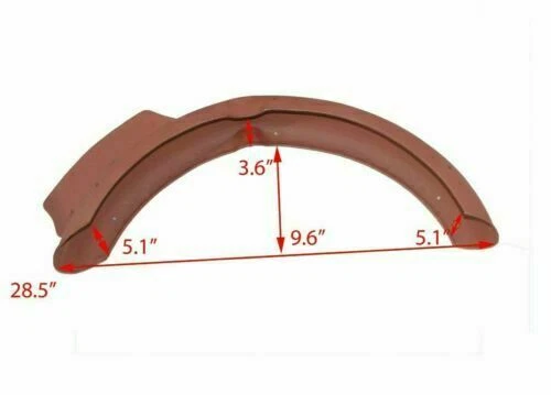 Front Mudguard Fender with Number Plate For Early Royal Enfield Bullet G2 J J2 1950 view 2