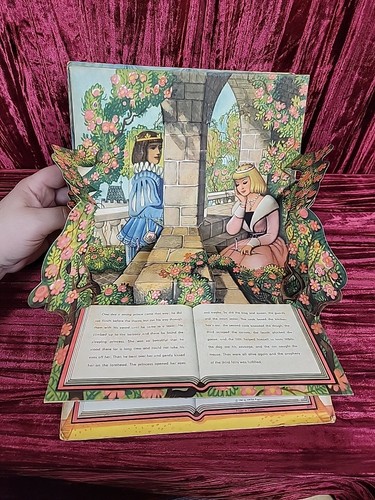 1961 V. KUBASTA POP-UP Sleeping Beauty Hardcover Published By Bancroft & Co. - Picture 9 of 10