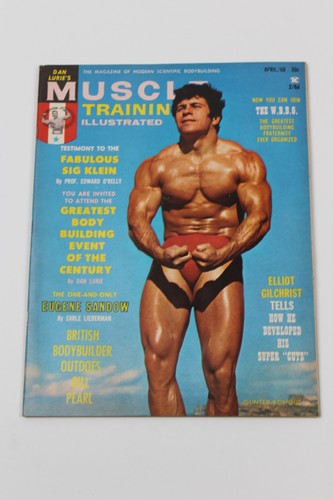 Muscle Training Illustrated magazin April 1968 Gunter Kohout BOB ROME ...