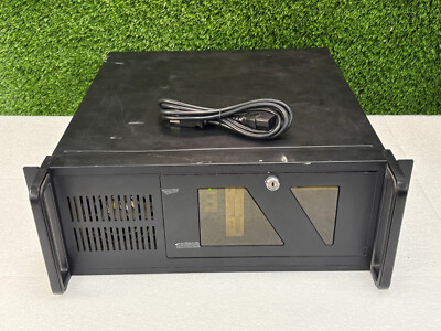 Pre Owned | Advantech IPC-610BP-300 Industrial Computer PC - Black w/ Power Cord