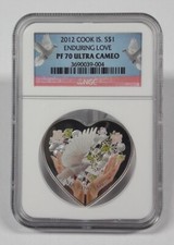 COOK ISLADNS 2012 S$1 ENDURING LOVE PF70 ULTRA CAMEO