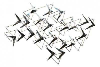 KunstLoft  Wanddeko Metall 'Svelte Arrows' | Wandskulptur 147x99x4cm