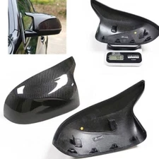 Car Rearview Side Mirror Cover Cap For BMW X3M X4M X5M 2019-2020 Carbon Fiber