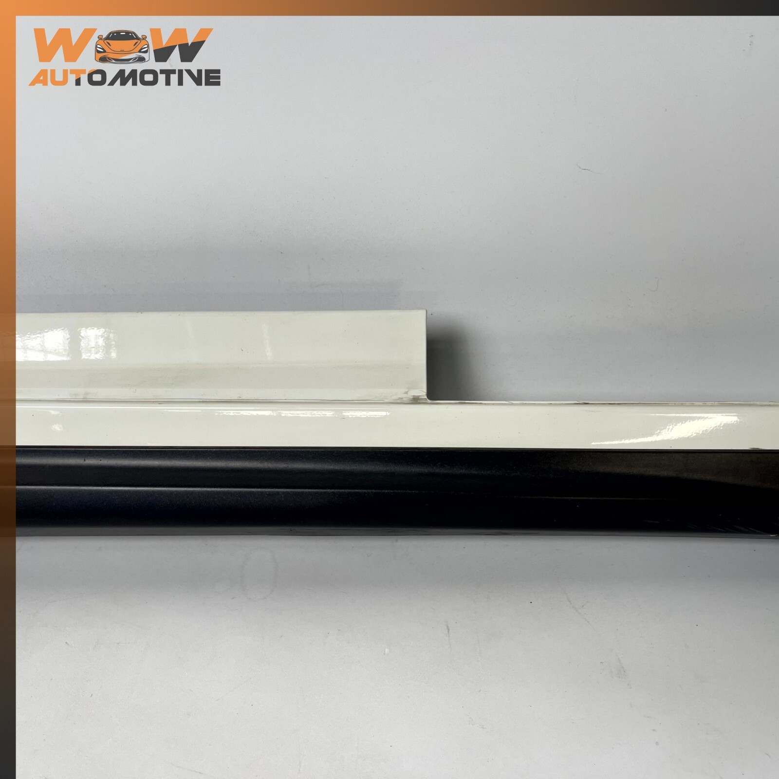 14-20 MASERATI GHIBLI RIGHT PASSENGER SIDE SKIRT ROCKER PANEL MOLDING WHITE OEM