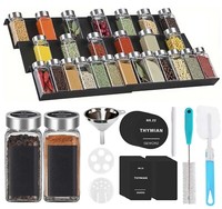 24Er GewüRzbehäLter GläSer 150Ml Spice Jars Mit Deckel GewüRzdosen Eckig Set