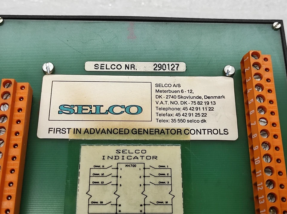 Selco M4700 24VDC Engine Alarm Indicator Panel M4700-00 - Image 4 of 4