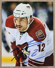 Paul Bissonnette Signed 8x10 Photo Spittin' Chiclets Coyotes NHL LEGEND RAD