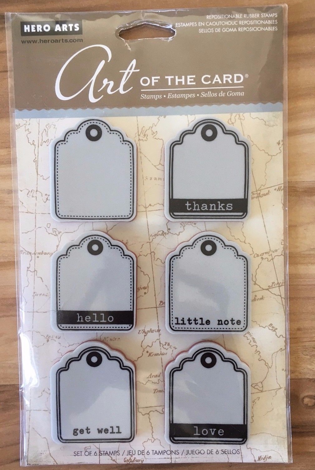 Hero Arts Art of the Card Making Tags Stamps Thanks-Hello-Love-Get Well ...