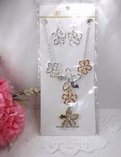 Necklace and Pierced Earring Set