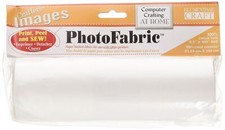 Blumenthal Craft PhotoFabric 100% Cotton Twill Photo Fabric White 254 x 21.59...