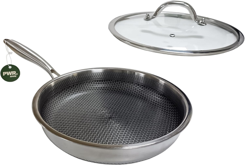 . 11" Hybrid Non-Stick Frying Pan with Lid, Diswasher and Oven Safe - Picture 9 of 12