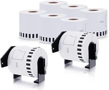 Prinko-Compatible DK-205 DK-2205 Continuous Paper Labels (2.4 Inch x 100 Feet)