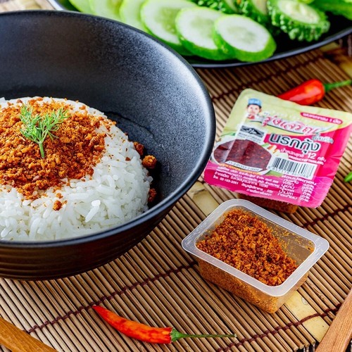 NAROK SHRIMP CHILI PASTE, THAI NORTHEN FOOD (1 pack=9 Mini Cups) Party, Camping. - Picture 8 of 9