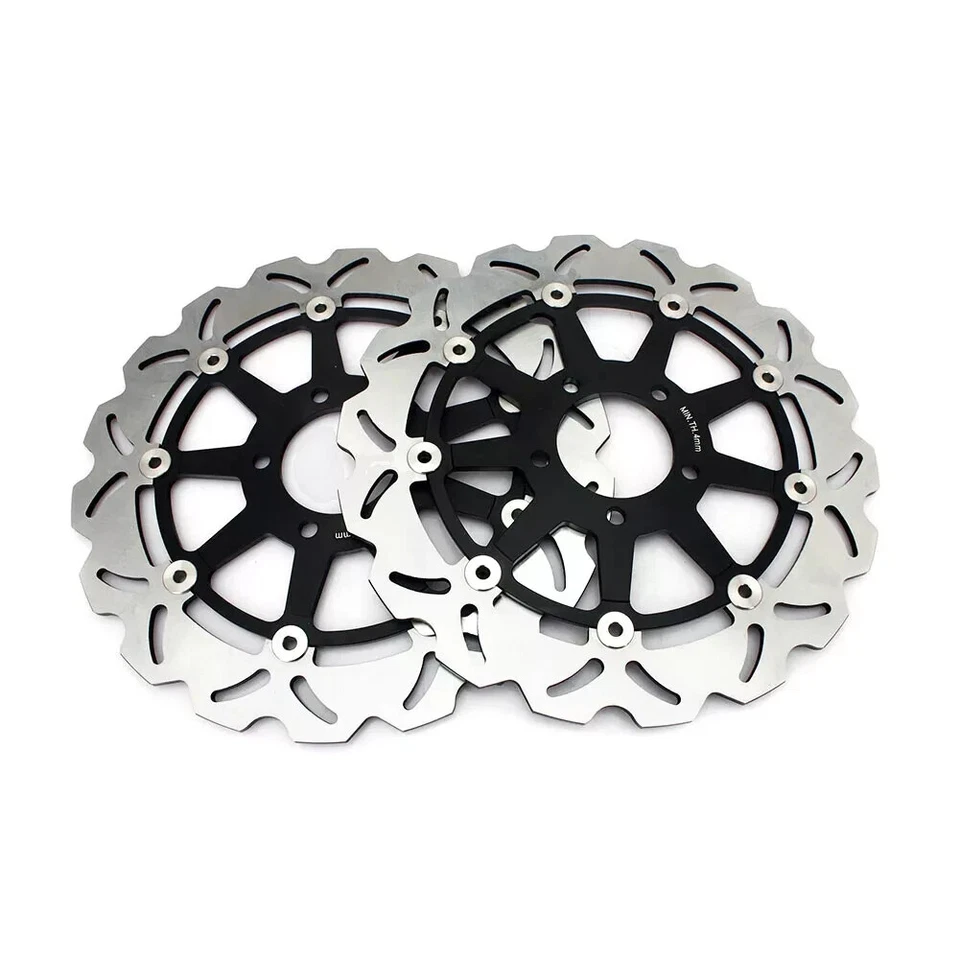 2 Front Brake Disc Rotors Set For Suzuki Hayabusa 1300 TL1000R TL1000S 1999-2007 - Image 2 of 4