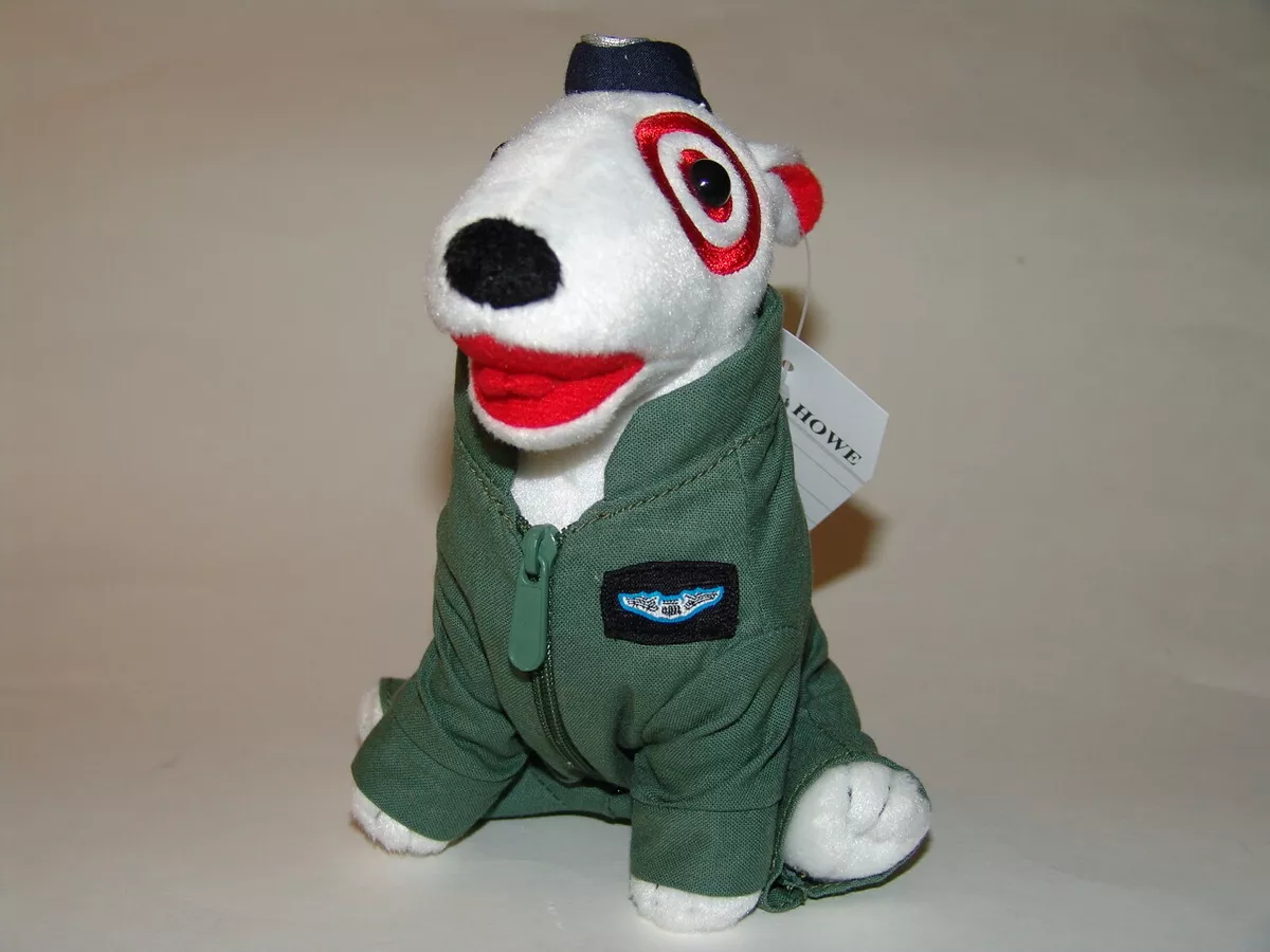 Target Dog Plush Air Force Dog Stuffed Toy Bullseye Rare