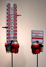 ScoreTower Combo Set for Cornhole - Scoreboard  Drinkholders for Cornhole