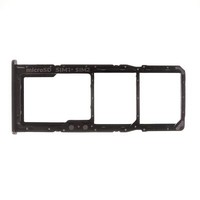 Original Sim Tray/Halter FüR A515F Samsung Galaxy A51 Prism Crush Black, Schwarz
