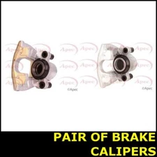 Pair Brake Caliper Front Left Right FOR MINI R50/R53 1.4 1.6 01->06 Apec