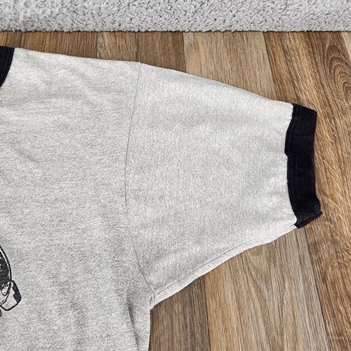 Vintage BMW Motorcycle Ringer T-Shirt Heid's Sales Service Graphic Tee Medium - Imagen 5 de 15