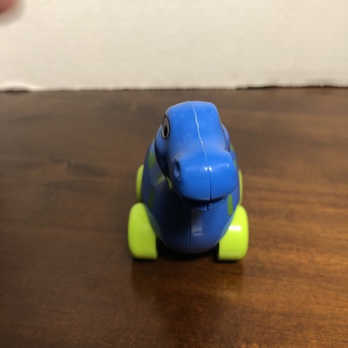 Dino Friends Set of 2 Dinosaurs On Wheels Colorful Push Toys for Age 2+ Toddler - Picture 3 of 12