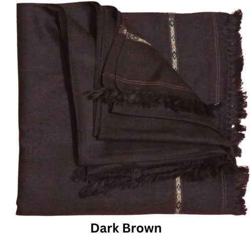 Afghan PATOO WOOL BLANKET SHAWL- LONG WARM SCARF WRAP WINTER PATU KASHMIR - Picture 6 of 9
