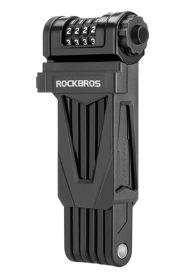 ROCKBROS Faltschloss Fahrradschloss Zahlencode 85cm E-Bike Schloss Halterung