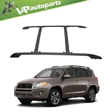 Roof Rack Set Cross Bar + Roof Rail For TOYOTA RAV4 2006-2012 Aluminum
