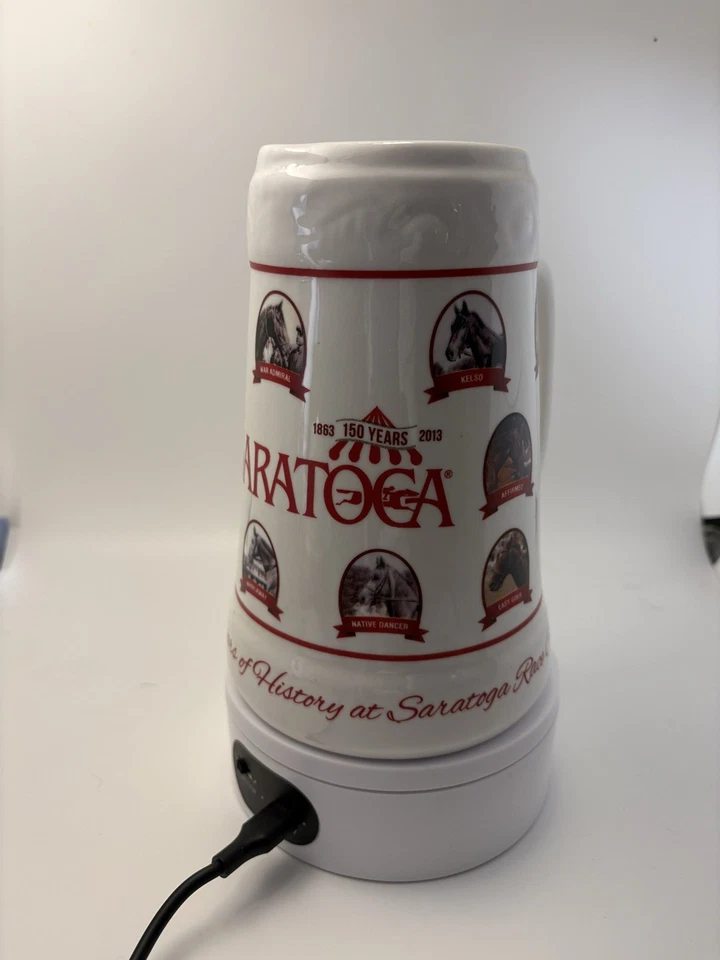 Hipódromo de Saratoga - 150 años de historia en Saratoga - piedra de la NYRA - nunca usado Foto 2 de 4