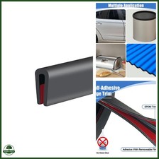 Rubber Edge Trim, Self-Adhesive Rubber Edge Trim, Edge Protector for Sheet Metal