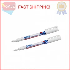 Artline White Permanent Fabric Markers pen for clothing (2 Markers)