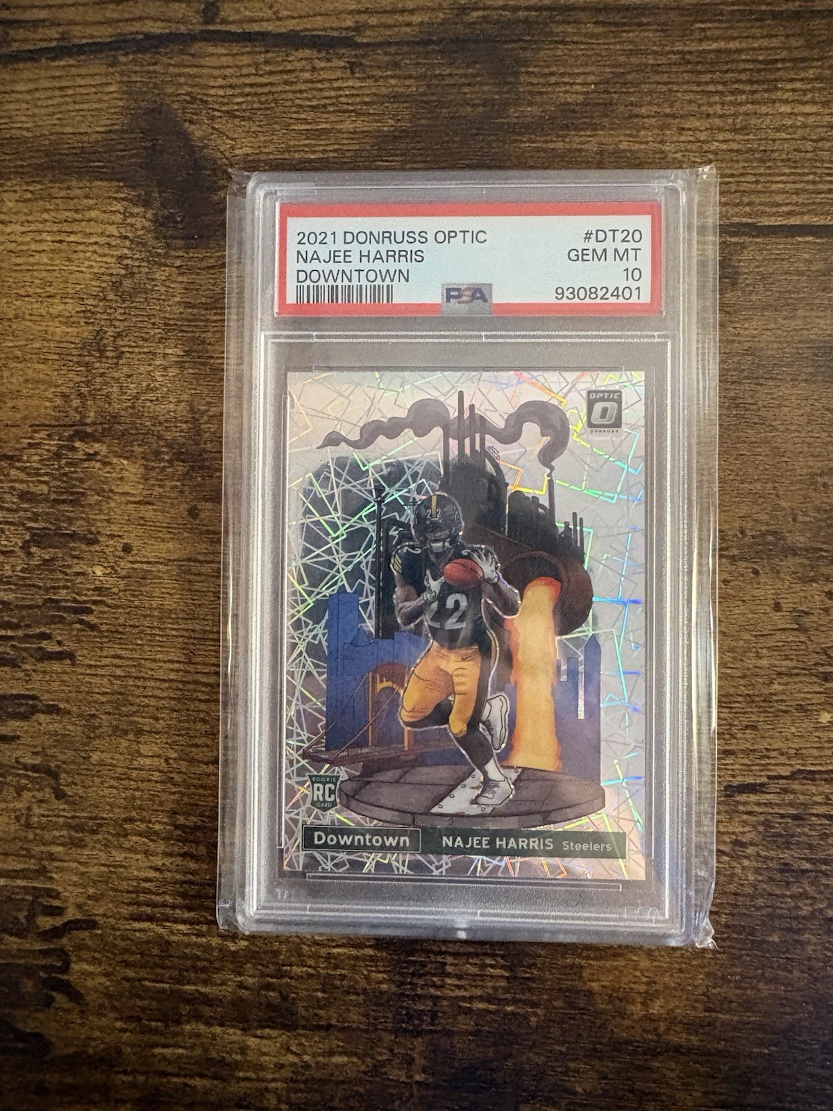 2021 Panini Donruss Optic - Downtown Najee Harris PSA 10 #DT-20 (RC)