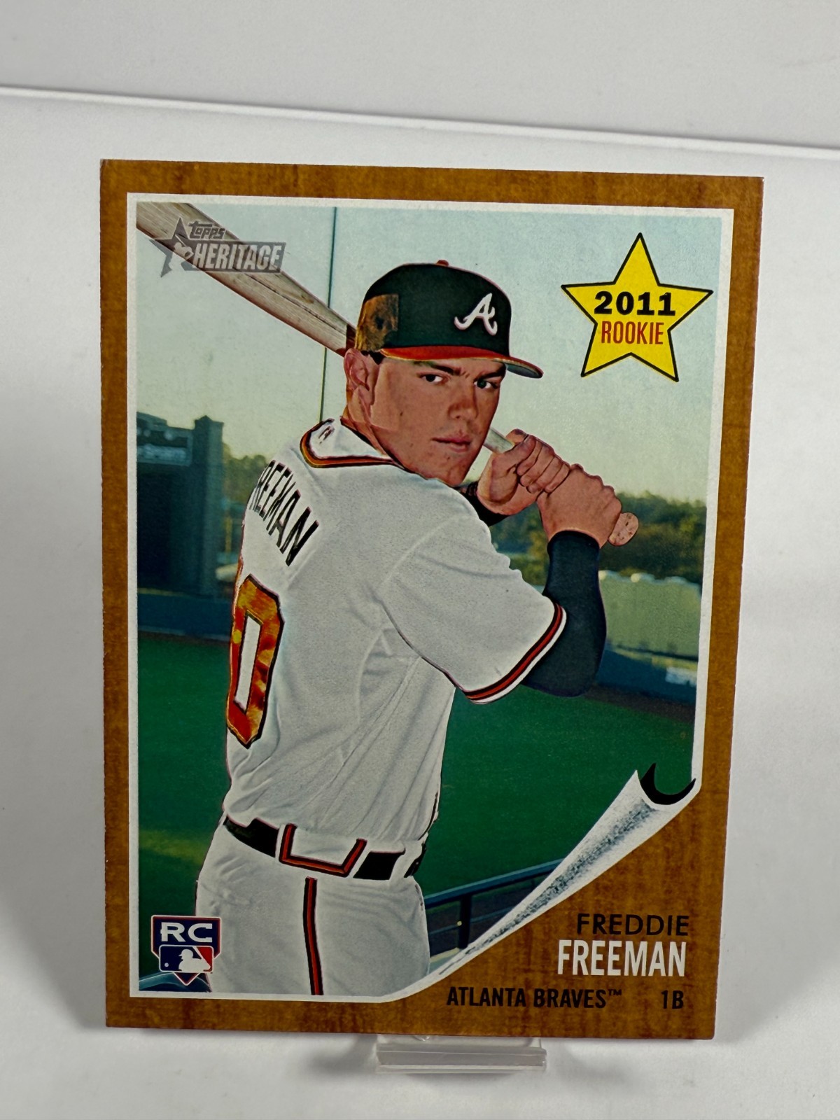 2011 Topps Heritage - Freddie Freeman #76 (RC)