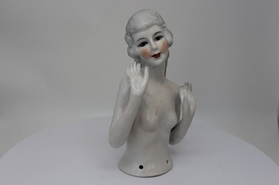 połowa lalki Mata Hari seksowny Half Doll Pincushion Arms Away Styl Art Deco Sty