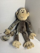 Jellycat Mattie Monkey Plush 16 Inch Brown Multicolor Stuffed Animal Toy