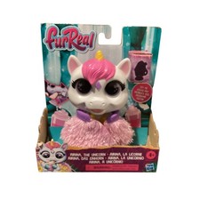 FurReal Airina the Unicorn Interactive Toy Color Changing Eyes Flapping Wings